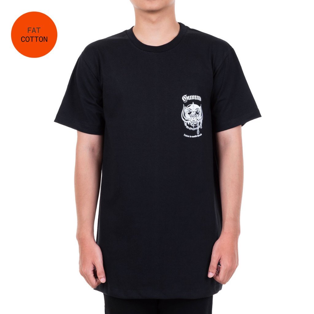 Jual GUMMO - MOTORHEAD.4 SS BLACK | Shopee Indonesia