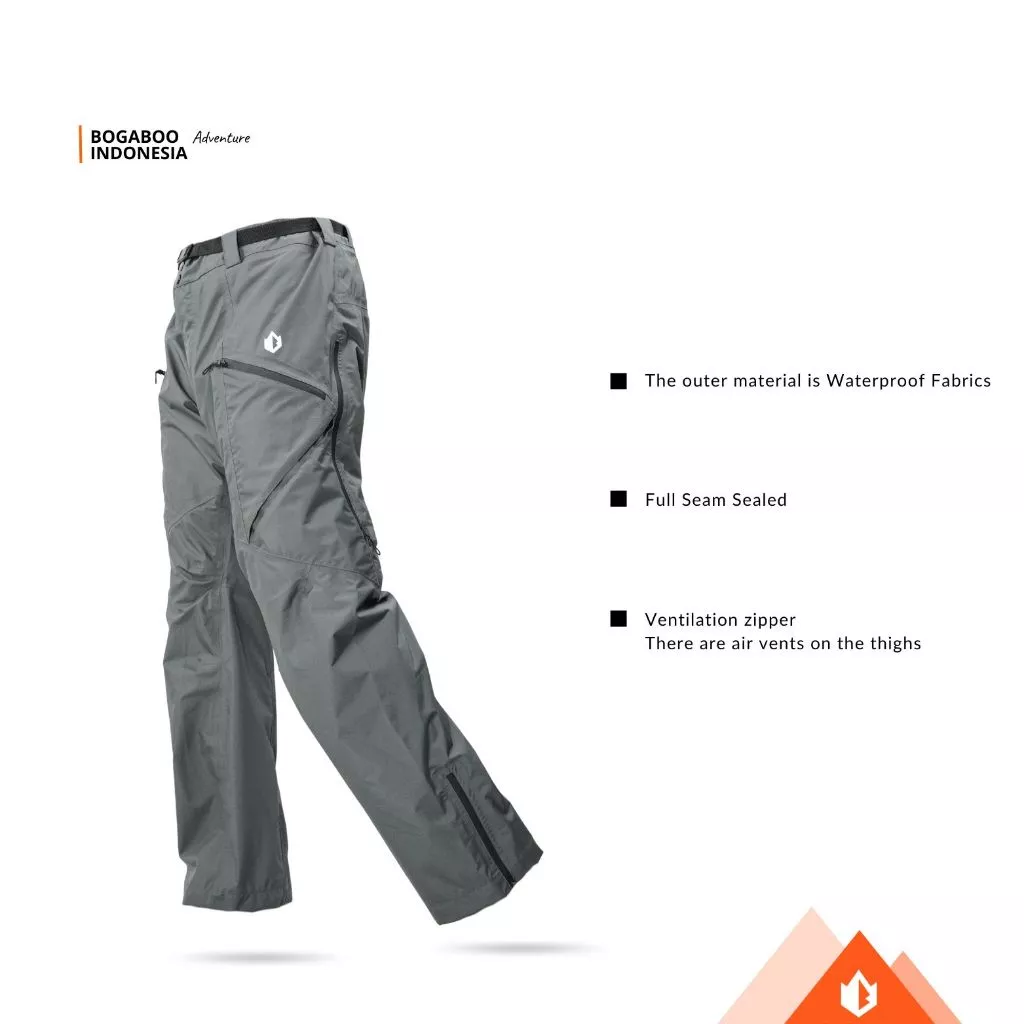 BOGABOO AVERUS CELANA Gunung Panjang GORETEX Full Sealed - Celana Jogger pants - Celana Gombrong - Celana baggy widecut