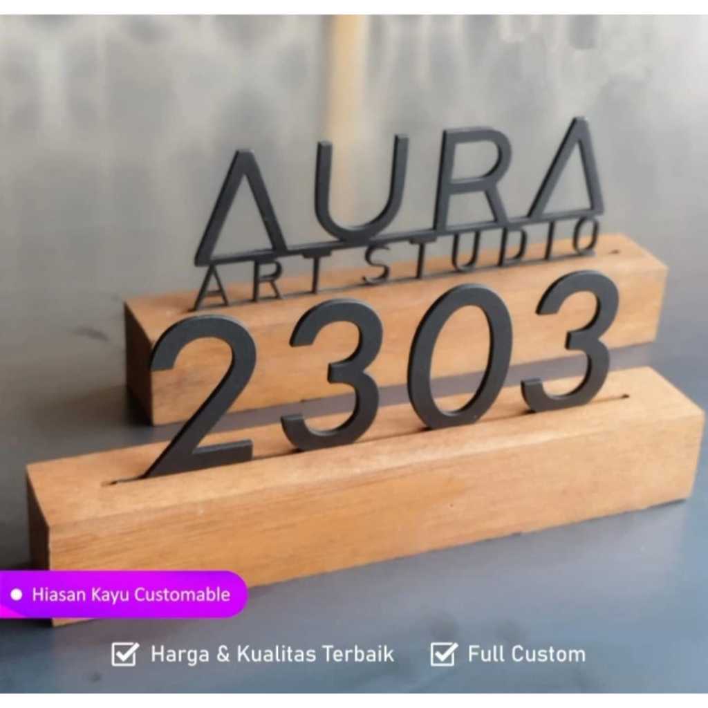 Jual Hiasan Nomor Meja, Rumah, Logo Custom Quotes Hotel Room Number ...
