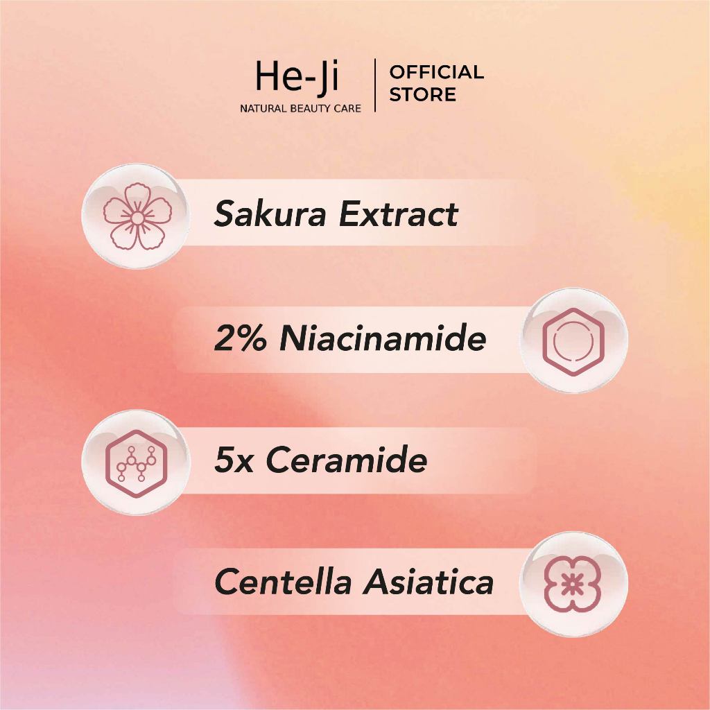 Jual [HE-JI] Bundle 3 in 1 Complete Set - Perawatan Kulit Wajah & Badan ...
