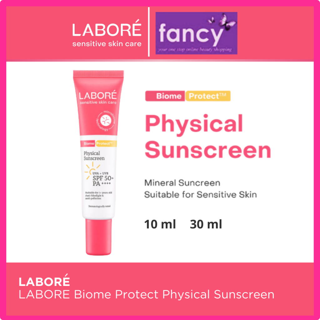 Jual LABORE Biome Protect Physical SUNSCREEN SPF50 PA++ 30ml / 10ml ...
