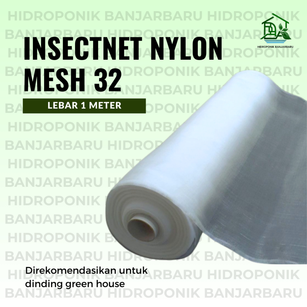 Jual PER METER INSECTNET MESH 32 LEBAR 1 METER NYLON SCREEN NET JARING ...
