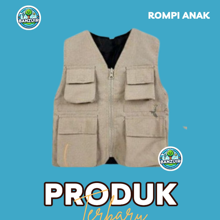 Jual Setelan Rompi Anak Rimba Laki-laki dan Perempuan, Rompi Anak ...