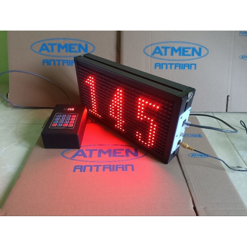 Jual layar display nomor angka wireless | Shopee Indonesia