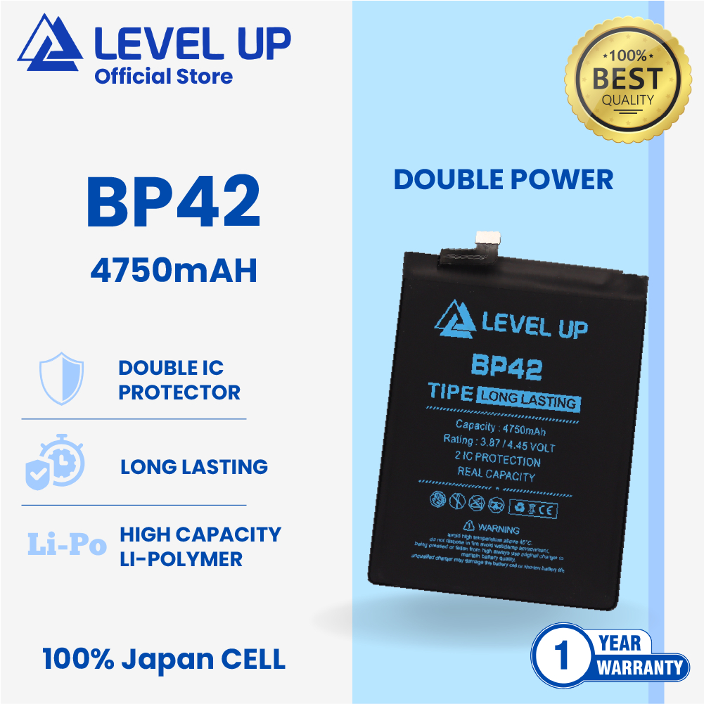 Jual LEVEL UP Baterai Xiaomi Mi 11 Lite BP42 Double Power | Shopee ...