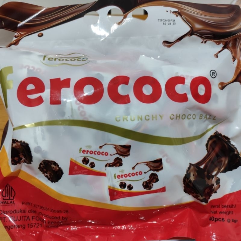 Jual Ferococo Crunchy Choco Ball Snack Cokelat Halal | Shopee Indonesia