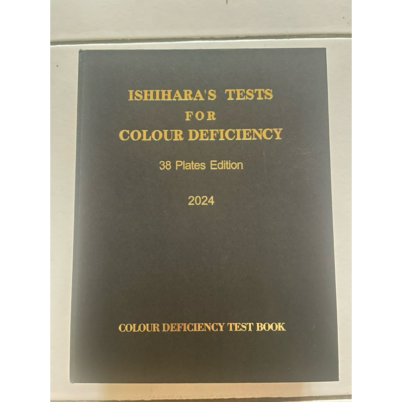 Jual BUKU TES BUTA WARNA 38 PLATES / ISHIHARA TEST | Shopee Indonesia