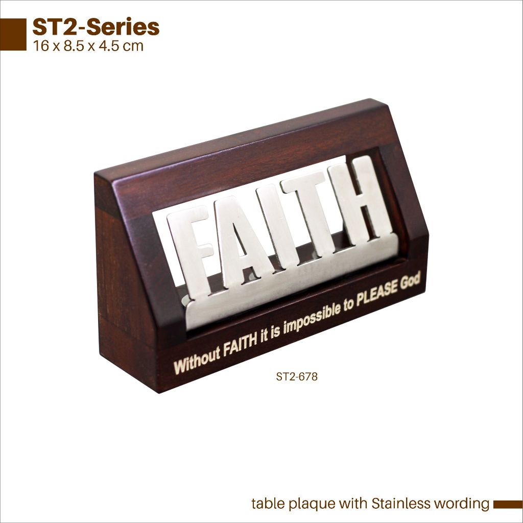Jual Table Plaque - Kayu & Stainless Wording | Shopee Indonesia