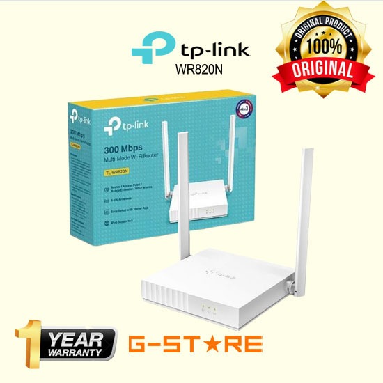 Jual TP-Link TL-WR820N WR840N WR844N 300MbpsWiFi Router N300 4-in-1 ...
