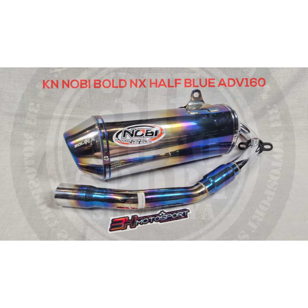 ADV160 KF54 マフラー NOBI BOLD NX HALF BLUE ADV160 KF54 マフラー NOBI BOLD NX HALF BLUE