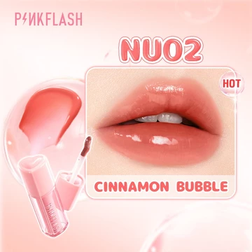 PINKFLASH Transferproof Bubble Glowy Tint Lips Liptint Bubble Long Lasting Smooth And Fresh 5