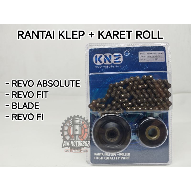 Jual RANTAI KLEP KLIP CLEP + ROLL REVO ABSOLUTE / REVO ABS / BLADE ...