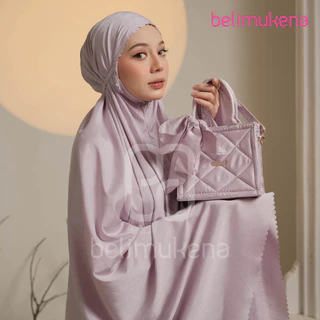 BELIMUKENA PREMIUM - Mukena Dewasa 2in1 Premium Textured Silk Tote Sling Bag Soraya