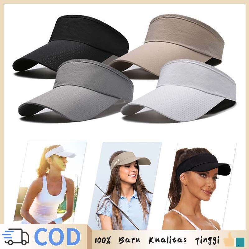 Jual Topi Lari Running Wanita Sport Cap Anti Panas Untuk Golf Topi ...
