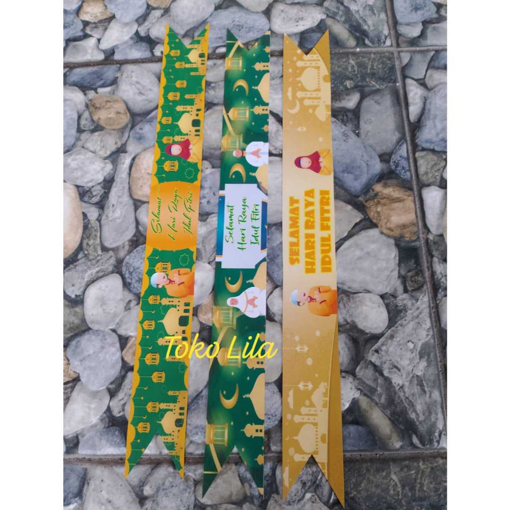 Jual Label Parcel / Pita Parcel Selamat Hari Raya Idul Fitri Lebaran ...