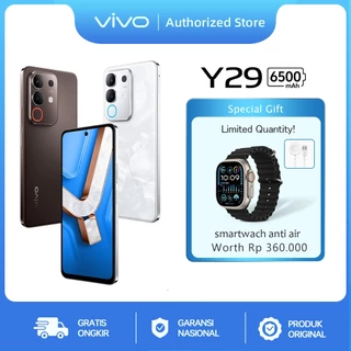 vivo Y29 - Design Marmer Eksklusif, 6500mAh Tahan 3 Hari, Tahan Banting Ekstrem, IP69 Tahan Air Ekstrem, AI Erase 2.0 + AI