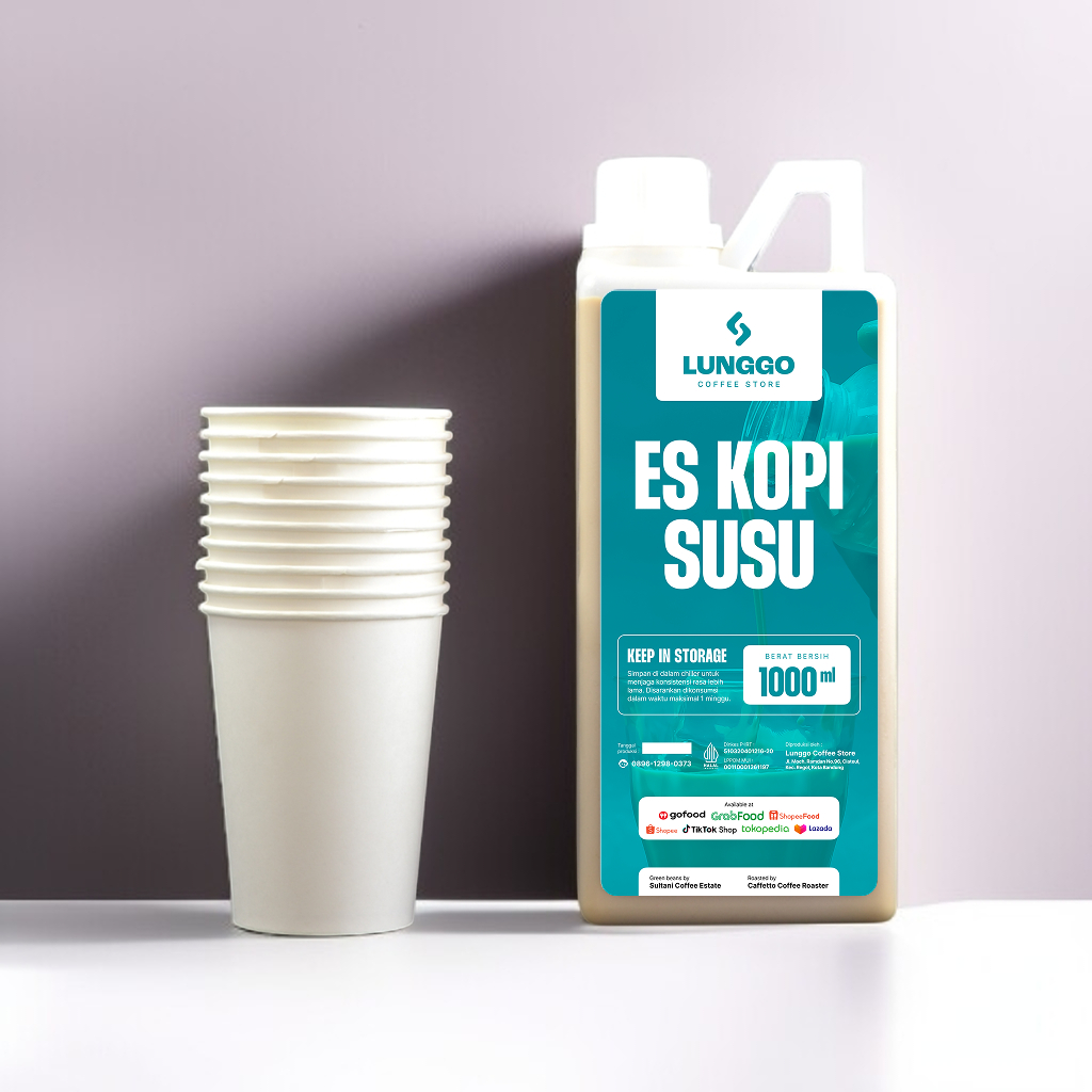 Jual Paket Spesial Ramadhan 2 Liter Es Kopi Susu Lunggo (Cocok Untuk 20 ...