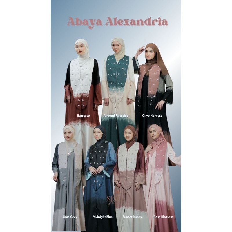 Jual ! Ready ! Abaya Alexandria Original by Kazami store | Shopee Indonesia