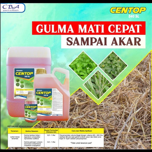 Jual Racun rumput CENTOP 540SL 5 Liter Herbisida Basmi Gulma sampai ...