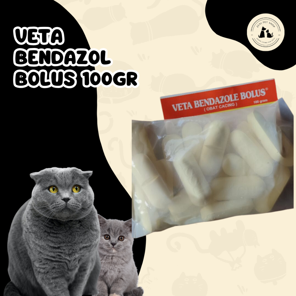 Jual Veta Bendazole Bolus - Albendazol 2500 mg - Obat Cacing bolus ...
