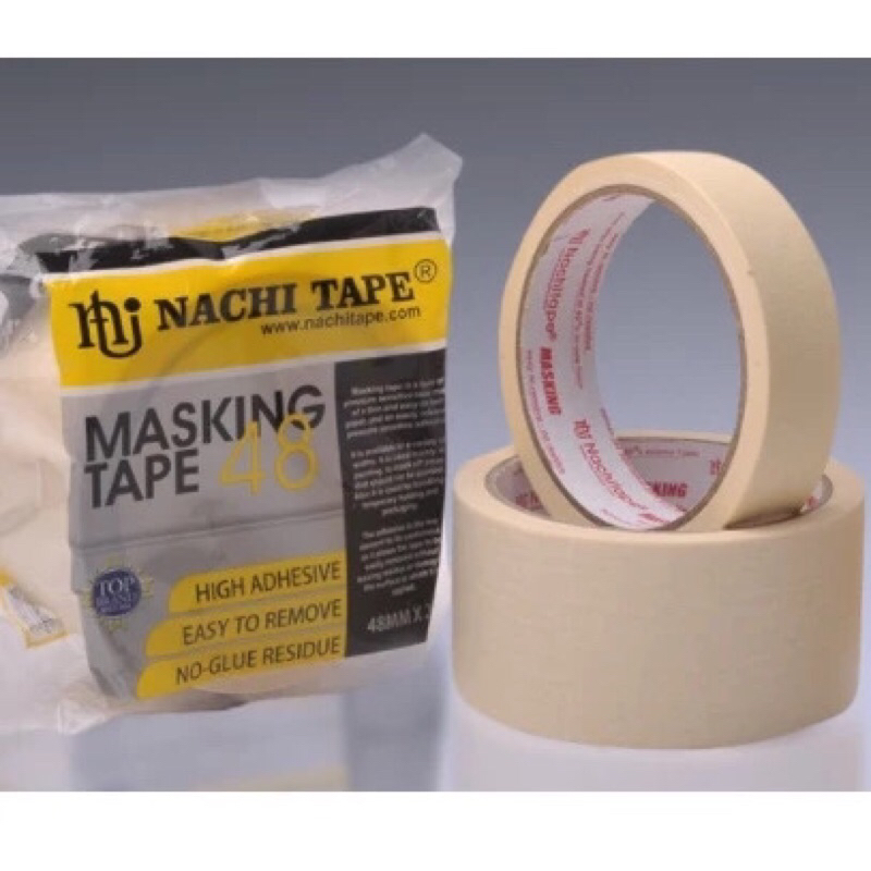 Jual Isolasi kertas / Masking tape nachi 24mm dan 48mm | Shopee Indonesia