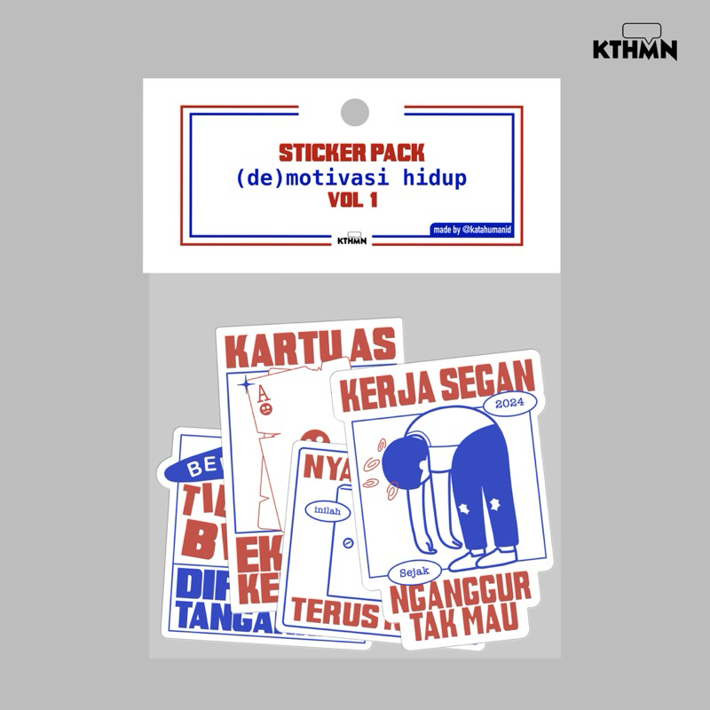 Jual (de)motivasi hidup Vol. 1 - Sticker Pack | SP - 057 | Shopee Indonesia