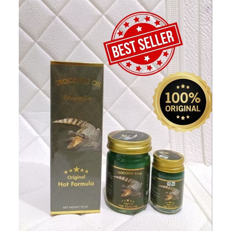 Jual GREEN SEVEN CROCODILE OIL ORIGINAL HOT FORMULA 50 ML ORIGINAL ...
