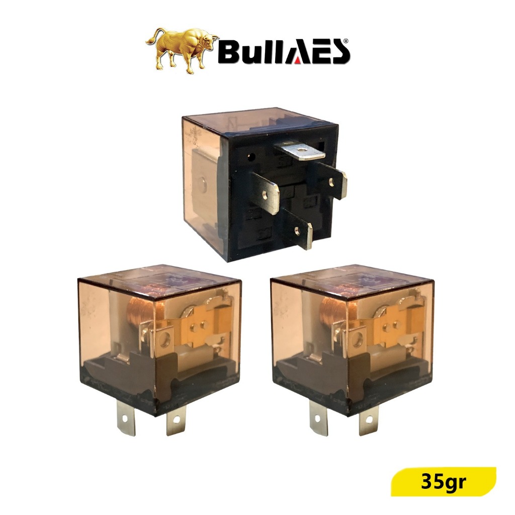 Jual Relay Klakson Transparan SQL Kaki 4 12V 80A Riley Relay Alarm ...