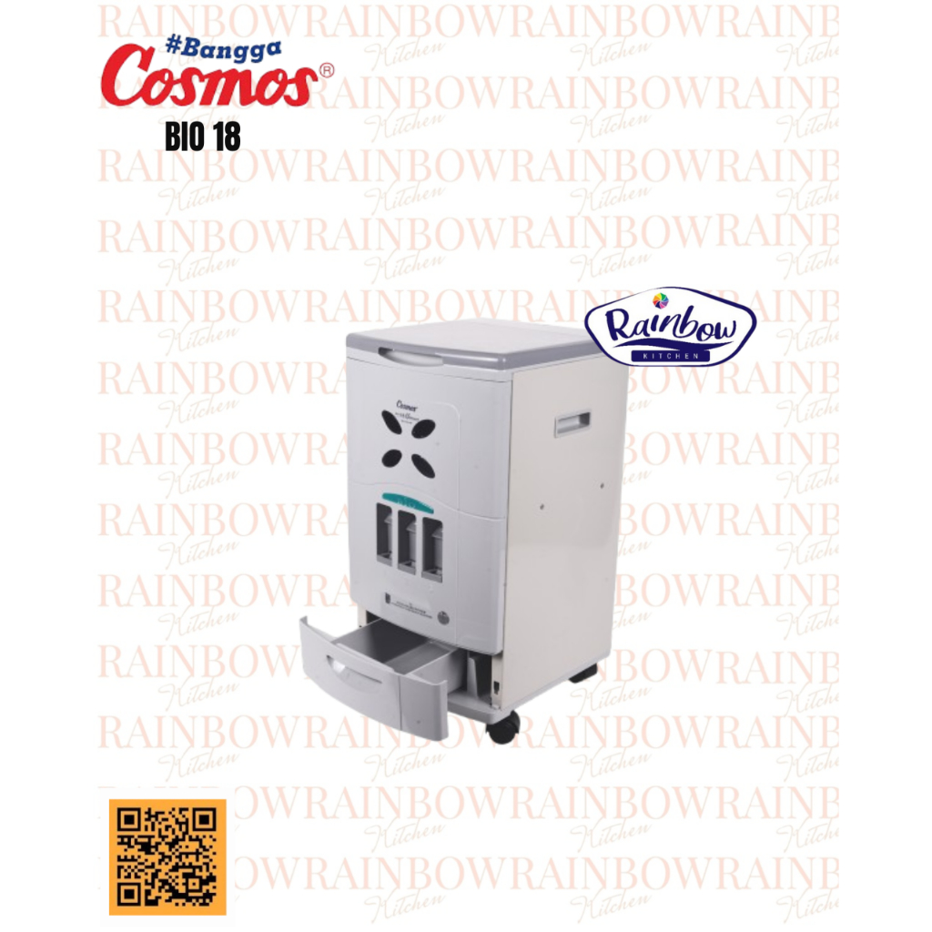 Jual Cosmos Rice Box 18 Liter - BIO 18/Tempat Beras 18Kg (Type 18-BIO ...