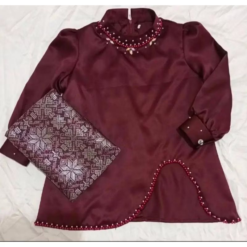 Jual ONE SET KURUNG MELAYU setelan rok songket kekinian | Shopee Indonesia