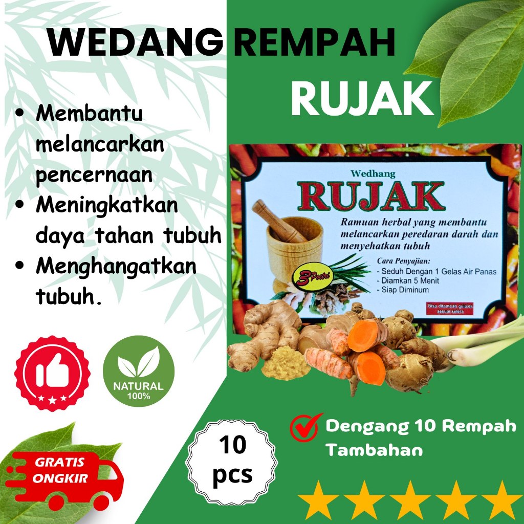 Jual Wedang Rempah Rujak - Wedang Rempah Untuk Flu, Batuk dan Demam ...