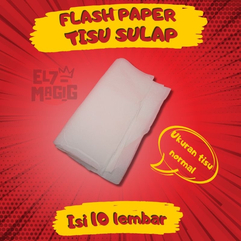 Jual FLASHPAPER - ALAT SULAP FLASHPAPER - TISU SULAP - SULAP API ...