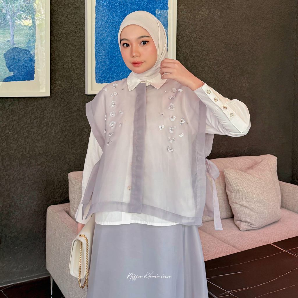 Jual Bynissa - JIHAN OUTER DAN ROK ORGANZA - Pakaian Wanita - Outerwear ...
