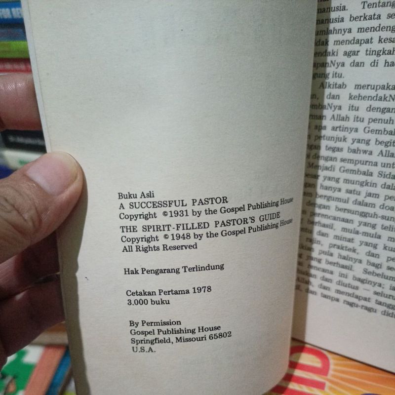 Jual Buku gembala sidang yang berhasil oleh Ralph M Riggs | Shopee ...