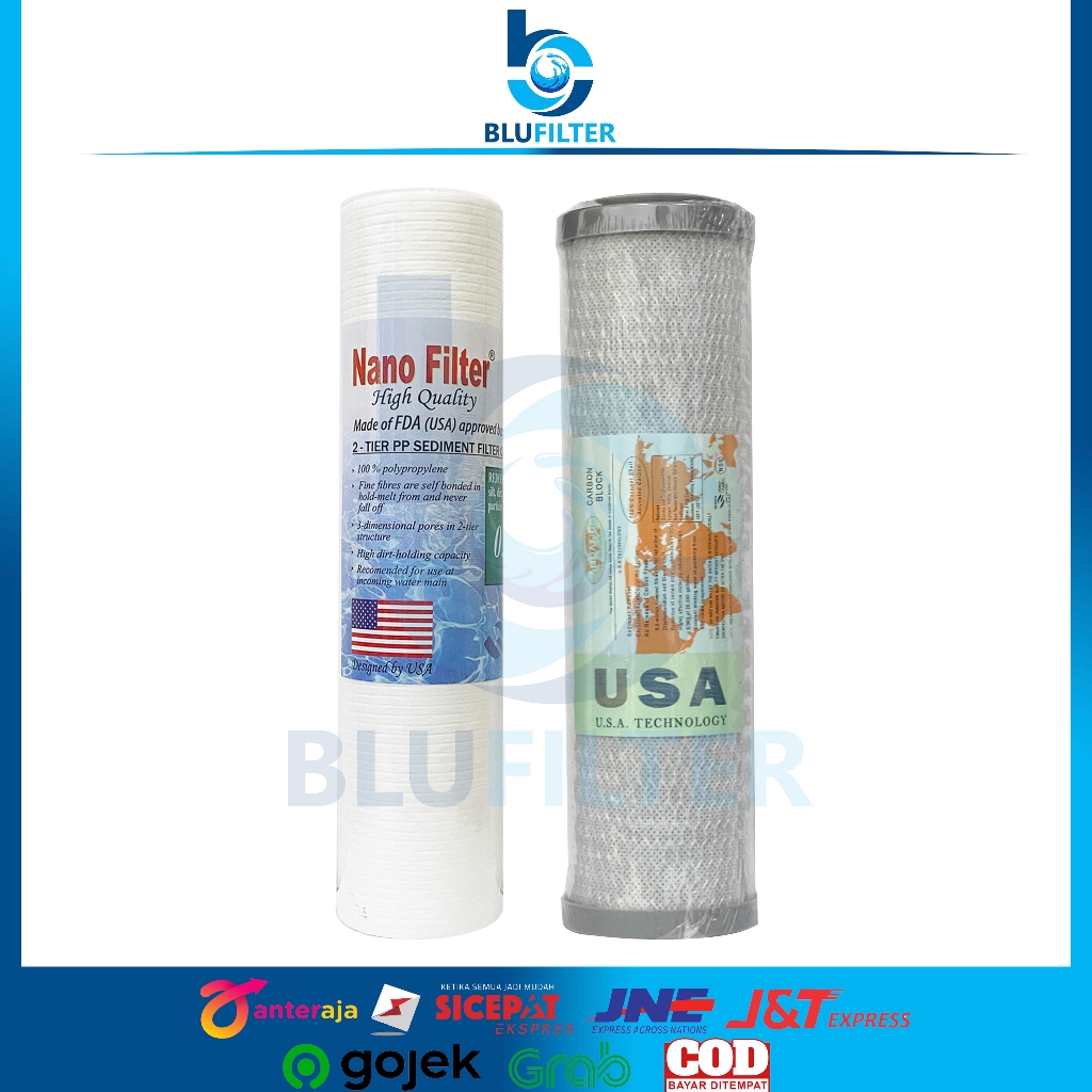 Jual PAKET REFILL FILTER AIR KOTOR KERUH BAU MINYAK KERAK PAM SUMUR ...