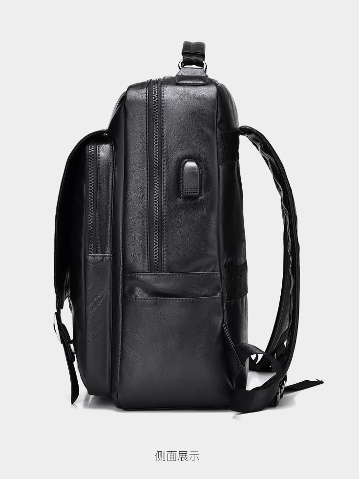 Jual Tas Ransel Kulit Premium BUY 1 Get 3 Waterproof Backpack Leather ...