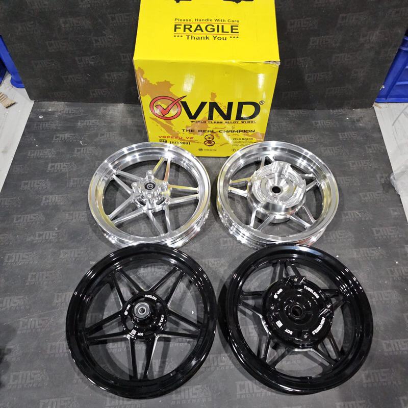 Jual Velg Velek VND Racing V Speed V2 R12 Stylo 160 ABS | Shopee Indonesia