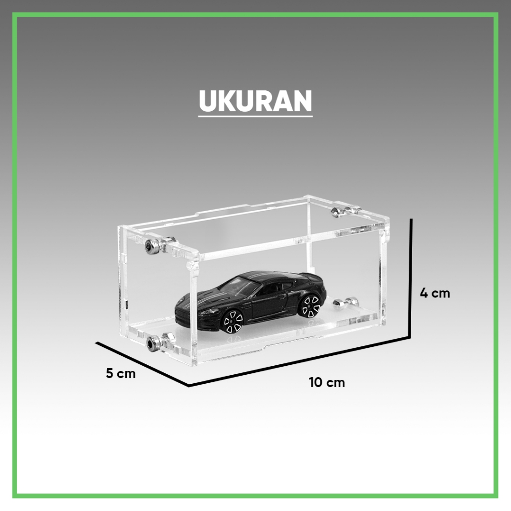 Jual Box Display Diecast Akrilik Skala 1:64 Model Baut Rangkai Sendiri ...