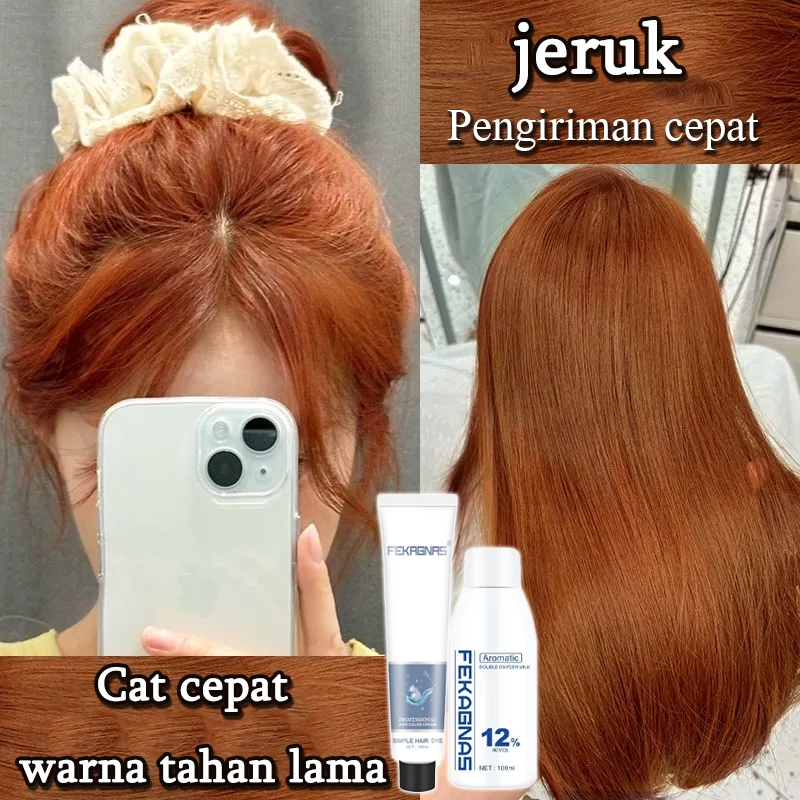 Jual 【Best seller】FEKAGNAS cat rambut *200ml pewarna tanaman murni ...