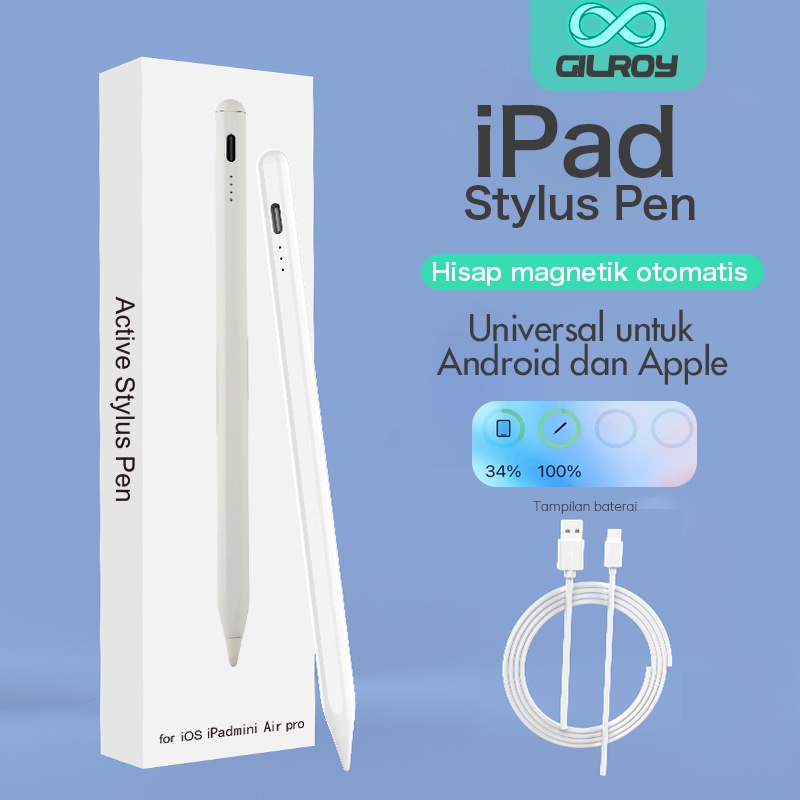 Jual Gilroy Gen Stylus Pencil with Palm Rejection,Active Stylus Pen New ...