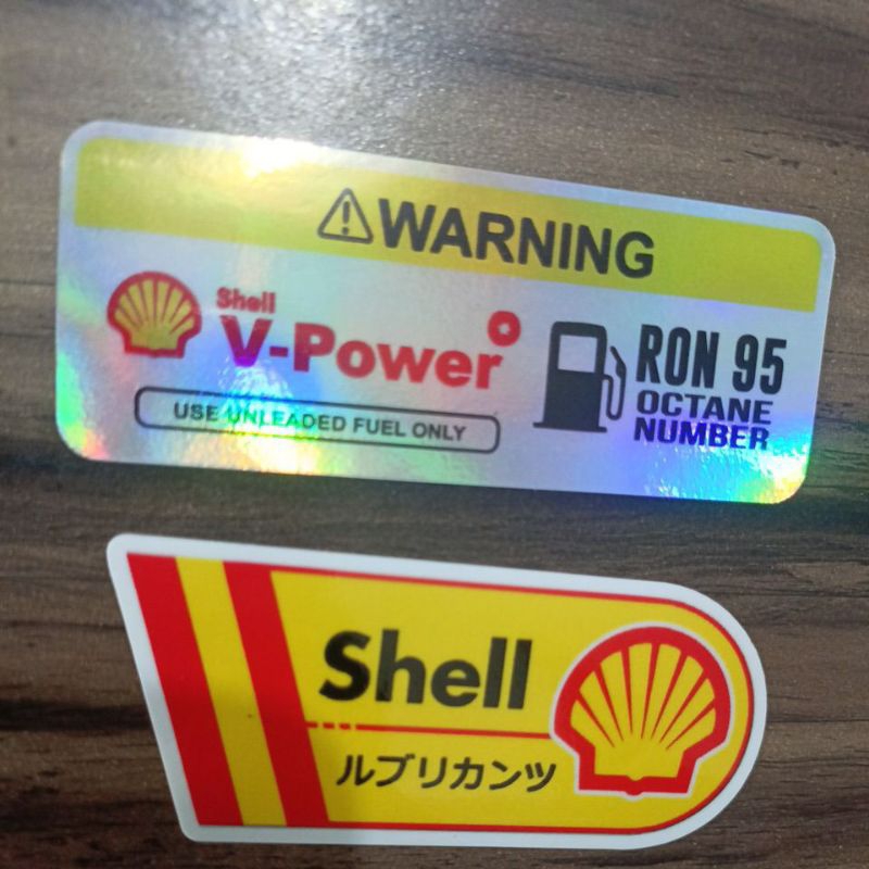 Jual STIKER HOLOGRAM WARNING SHELL V-POWER STIKER MOTOR SHELL VP RACING ...