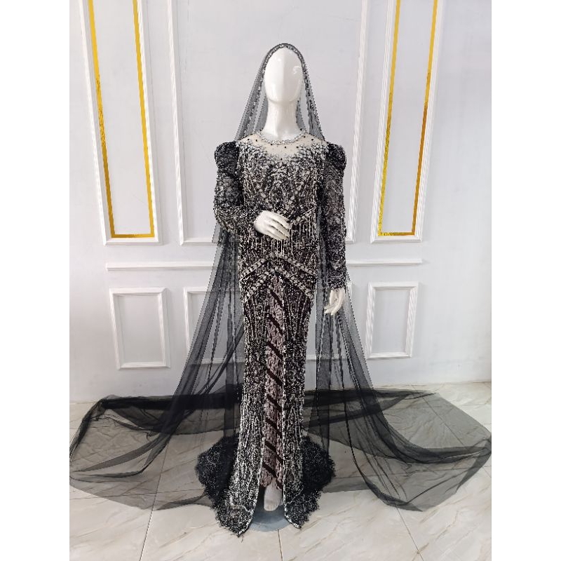 Jual kebaya akad belah fuul payet | Shopee Indonesia