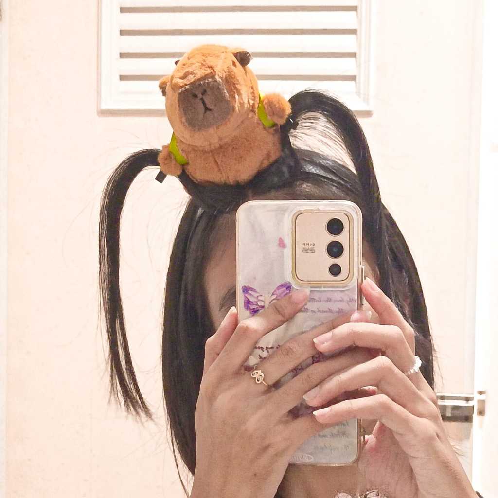 Jual BANDO CAPYBARA JEPIT RAMBUT PEGANG UNIK BONEKA BANDANA AKSESORIS ...