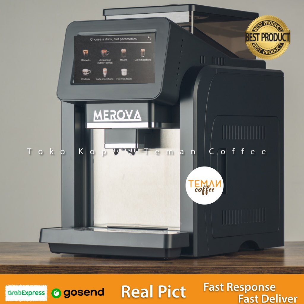 Jual Merova Fully Automatic Coffee Machine / Mesin Espresso Otomatis ME ...