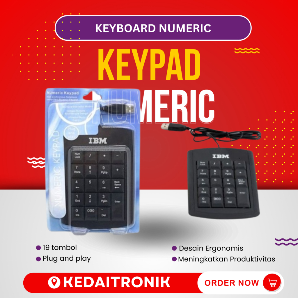 Jual Keyboard Numeric Keypad Angka Pad Numpad USB Mini Numerik | Shopee ...