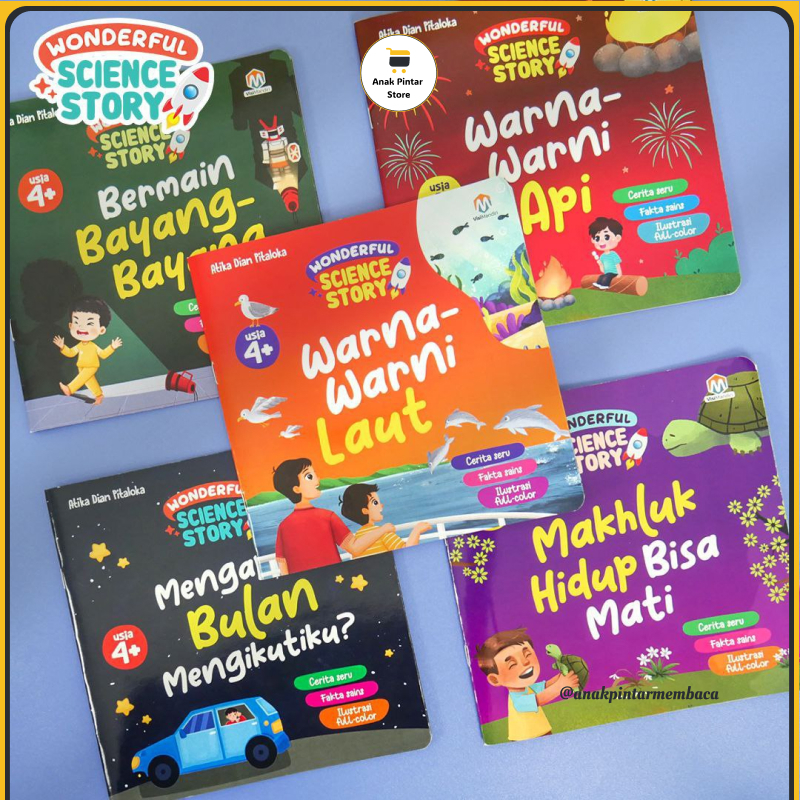 Jual Wonderful Science Story pengetahuan sains story book for kids tk ...