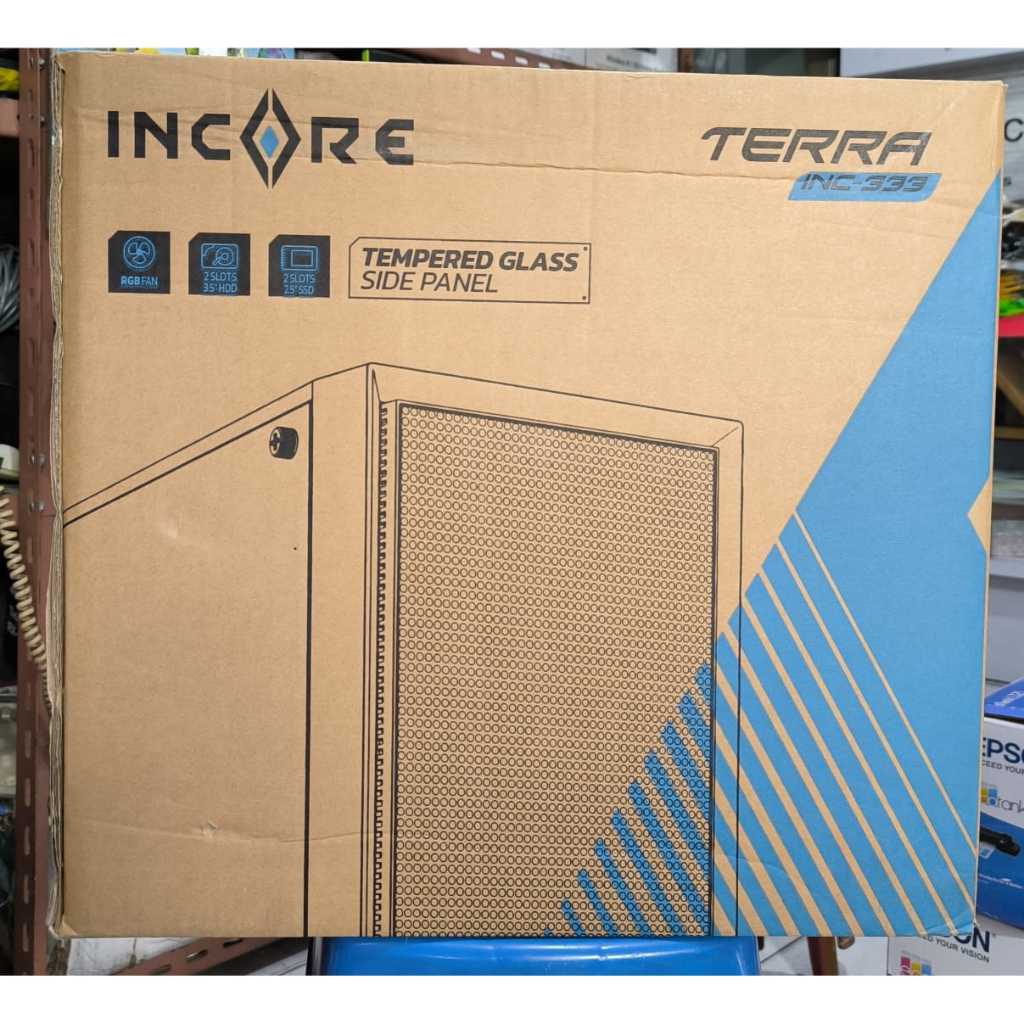 Jual Casing PC incore Terra INC-333 TRUEPERFORMANCE Tempered glass side ...