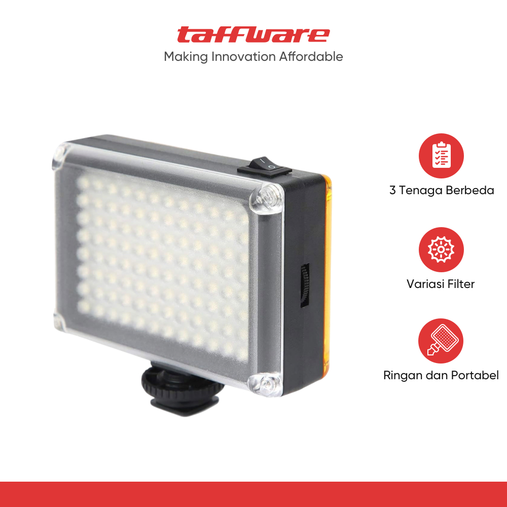 Jual TaffSTUDIO Fill Light Lampu Kamera Video Portable - FT-112 ...