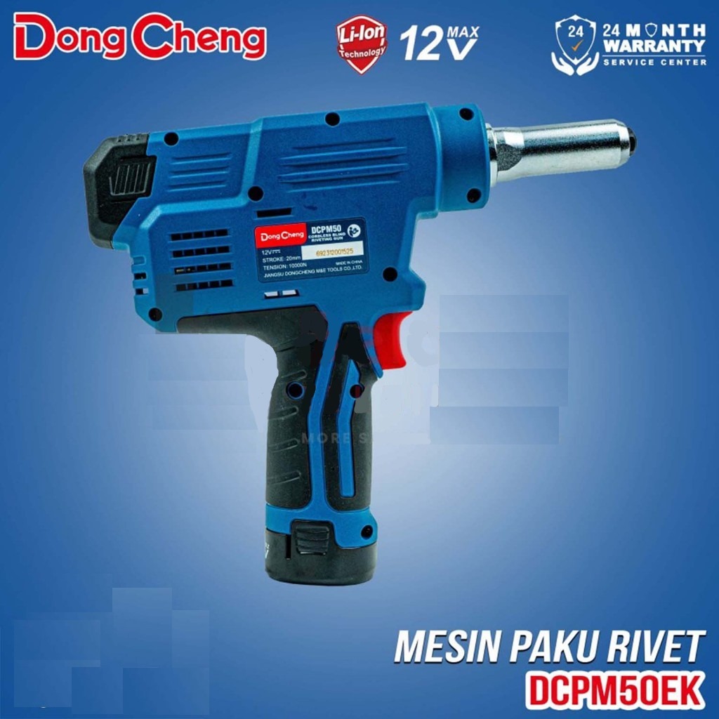Jual DONGCHENG rivet gun cordless mesin ripet 12V blind rivetter ...