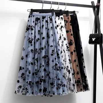 PREMIUM Rok Tutu Bolak Balik 7 9 Import Bangkok Rok Plisket Panjang Korean Style Wanita Melar